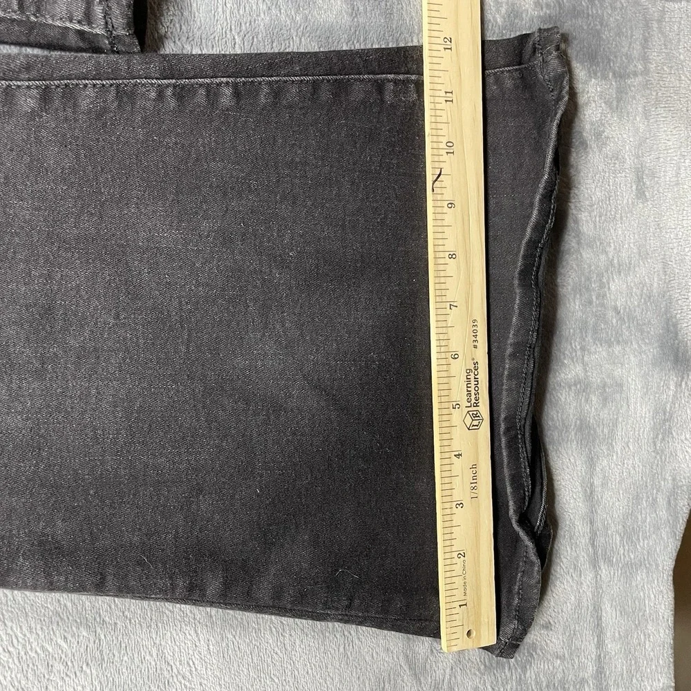 American Eagle Jeans Womens 8 Short Festival‎ Flare Low Rise Black Button Fly